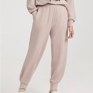 Varley Slim Cuff Pants with Pockets Taupe Marl